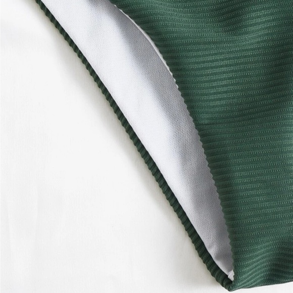 NWT ribbed bikini top and bottoms size large - Picture 5 of 10